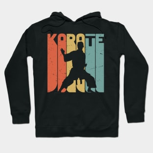 Retro Karate, Karate lover gift idea , karate fan present, martial arts Hoodie